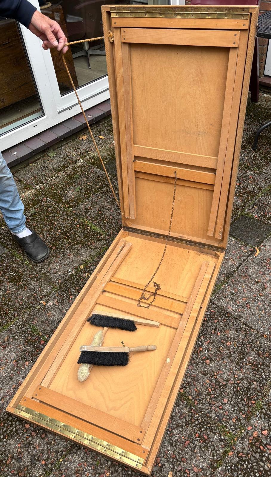 Behangtafel, Ophalen, Gebruikt