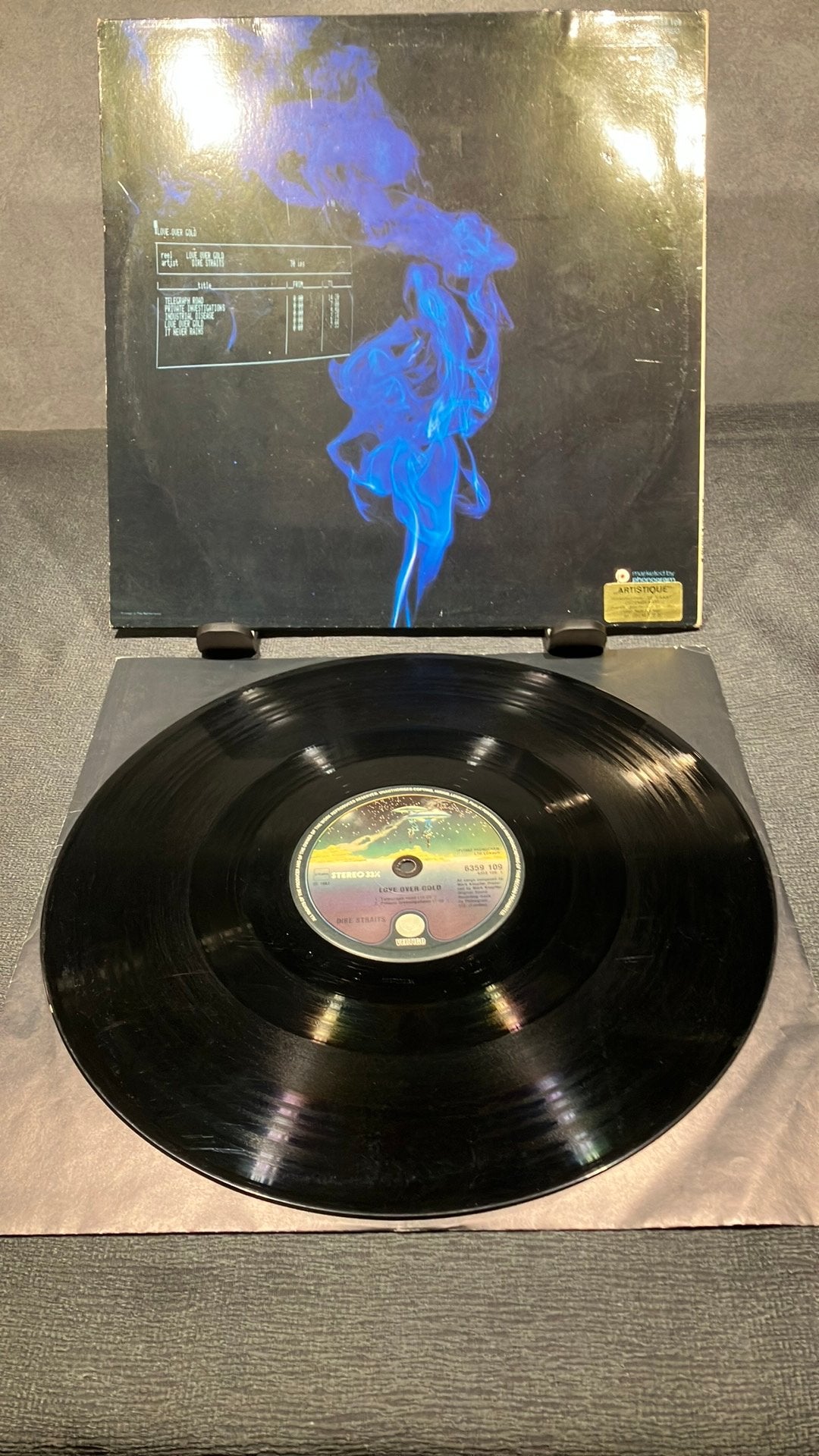 Dire Straits — Love Over Gold, Cd's en Dvd's, Vinyl | Rock, LP, Gebruikt, Ophalen of Verzenden, Inclusief binnenhoes