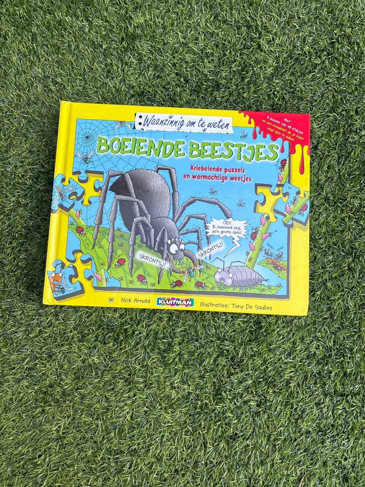 Boeiende Beestjes Puzzelboek - Kriebelende Puzzels, Ophalen, Minder dan 10 stukjes, Gebruikt, 6 jaar of ouder