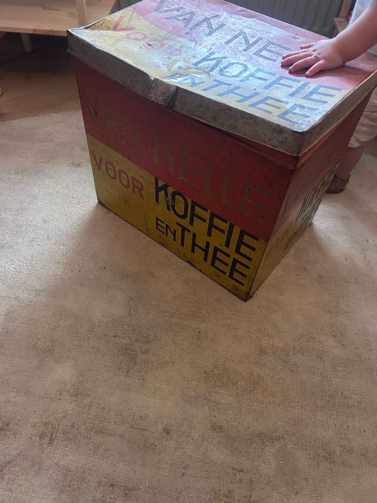 Vintage Van Nelle Koffie en Thee Bus - Groot Formaat, Ophalen of Verzenden, Gebruikt, Koffie, Van Nelle