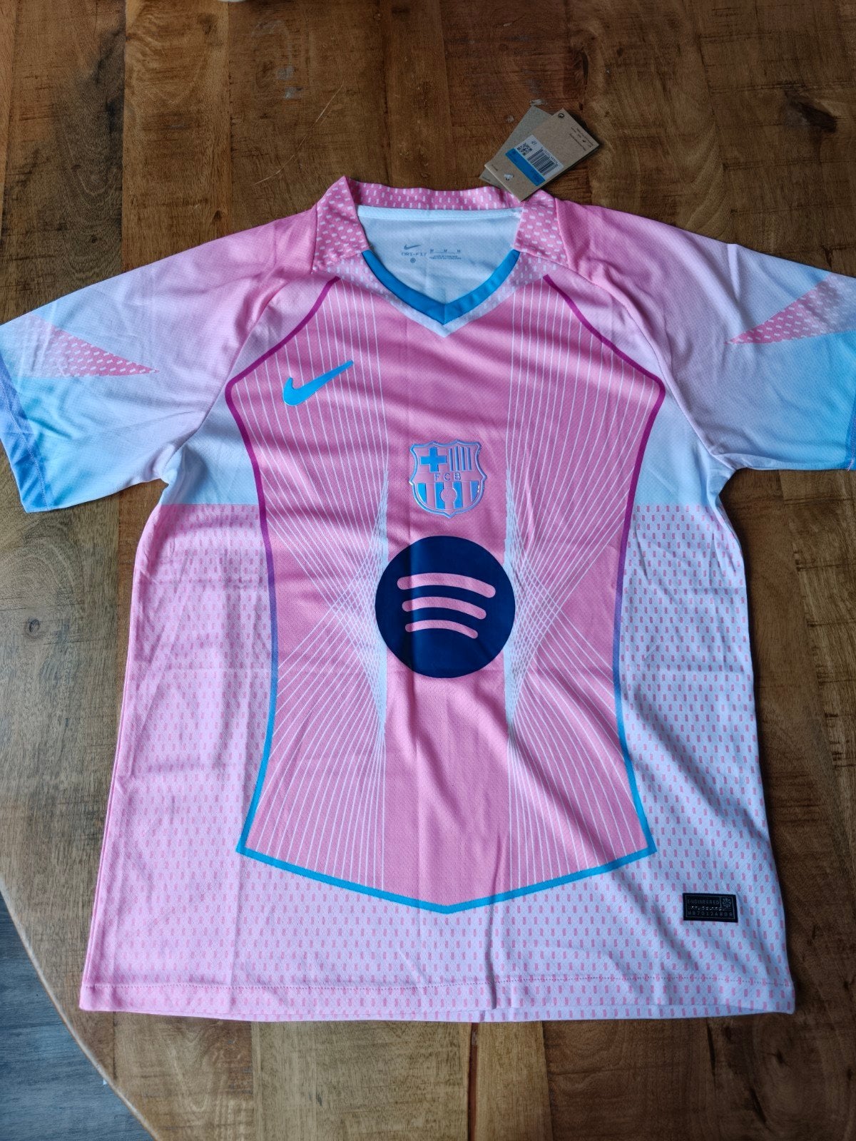 FC Barcelona uitshirt 2023/2024 - Roze - Maat M - Pedri 8, Nike, Nieuw, Roze, Voetbal