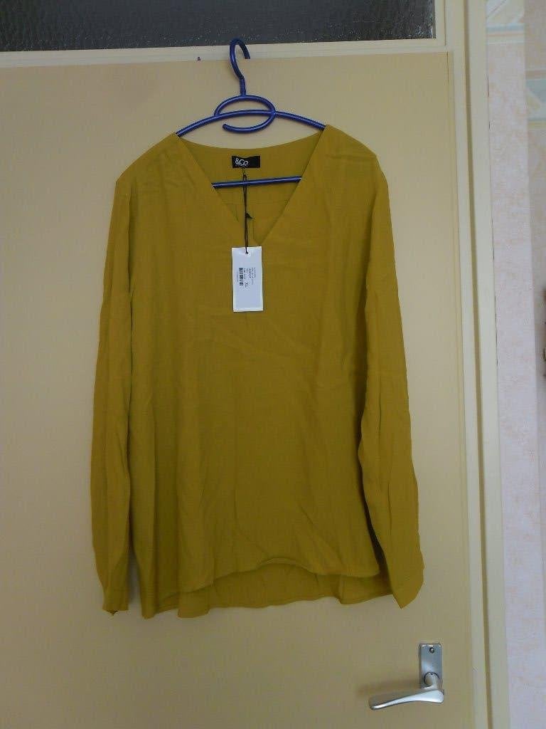 Nieuwe dames blouse. Maat XL, Capisce & co, Geel, Maat 46/48 (XL) of groter, Nieuw