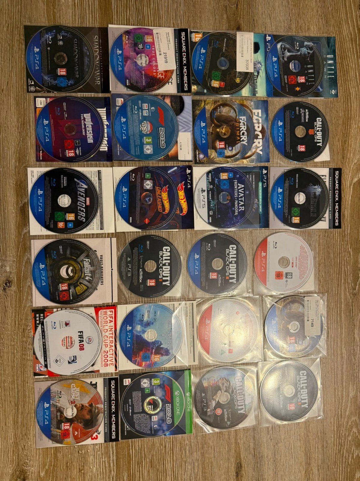 losse games zonder hoes ps4, Ophalen, Zo goed als nieuw