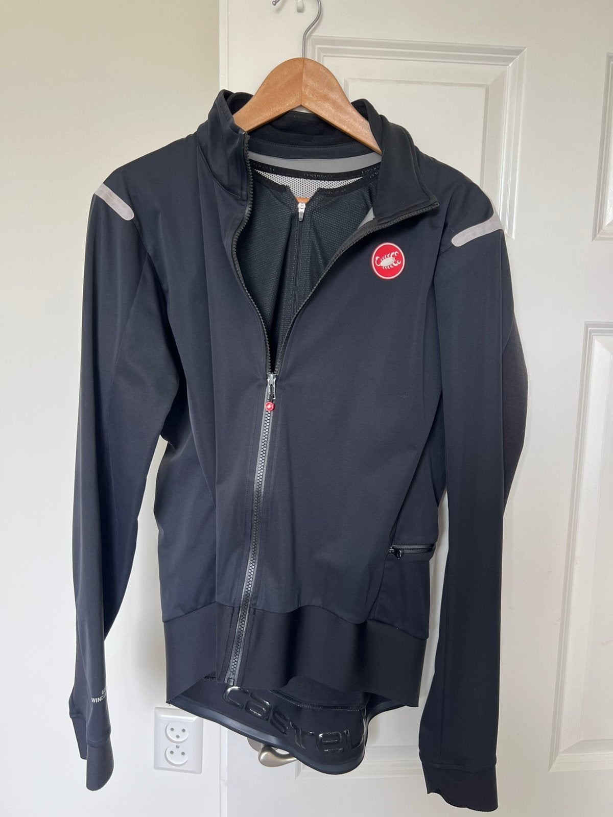 Castelli Alpha Ros 2 jas XXL, Verzenden, Zwart, Overige maten, Zo goed als nieuw