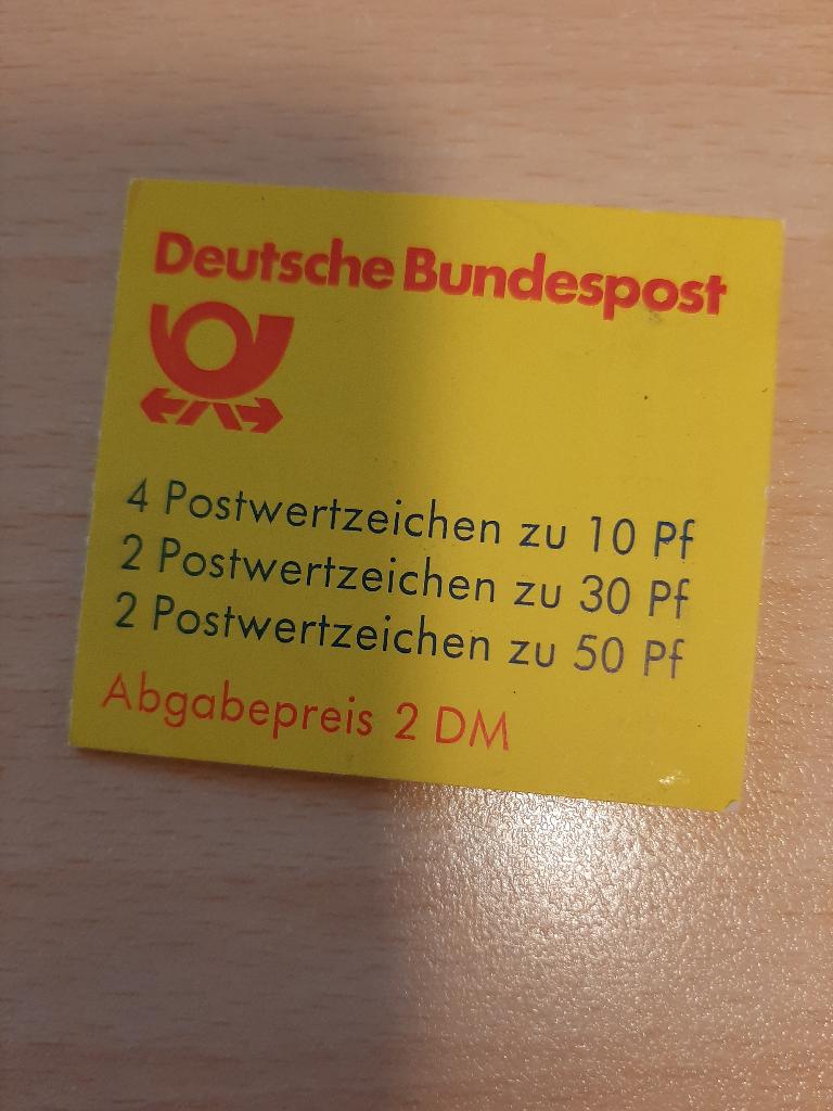 Duitsland postzegelboekje, Postzegels en Munten, Postzegels | Europa | Duitsland, Verzenden, BRD, Postfris