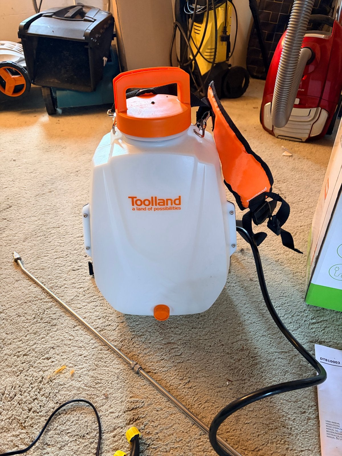 Toolland Accu Drukspuit 12L - Zo goed als nieuw, Tuin en Terras, Ophalen, Zo goed als nieuw, Overige typen