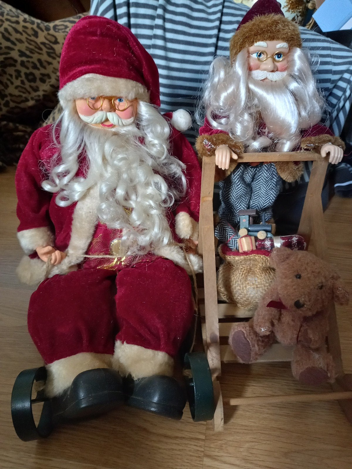 set van 3 kerstmannen, Diversen, Ophalen of Verzenden, Gebruikt