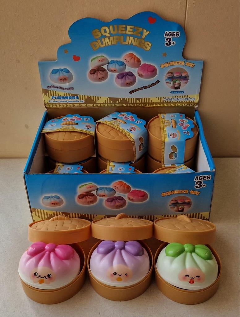 Squishy Dumplings Strikje Foam 12 stuks Groothandel € 3,-, ., Jongen of Meisje, Nieuw, Ophalen of Verzenden