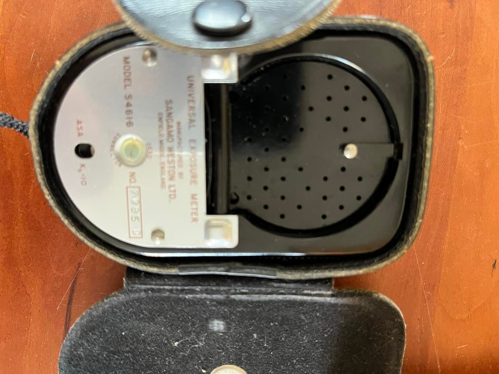 Weston Euro-Master Belichtingsmeter met Leren Hoes, Ophalen, Gebruikt