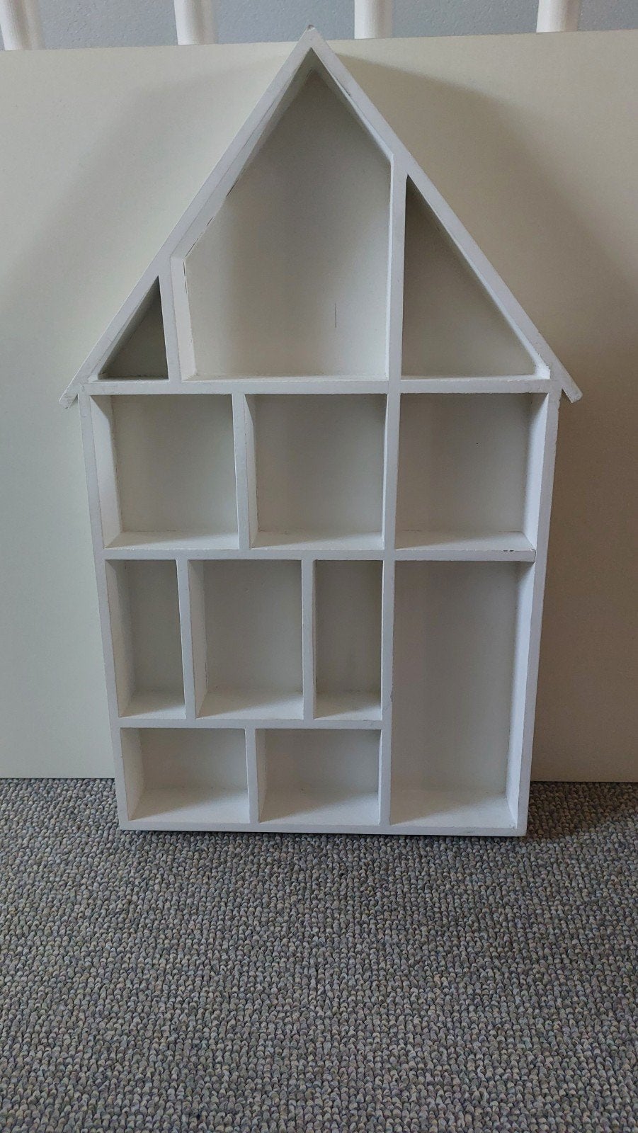 Letterbak, showlijst, Ophalen, Hout, Wit, Landelijk