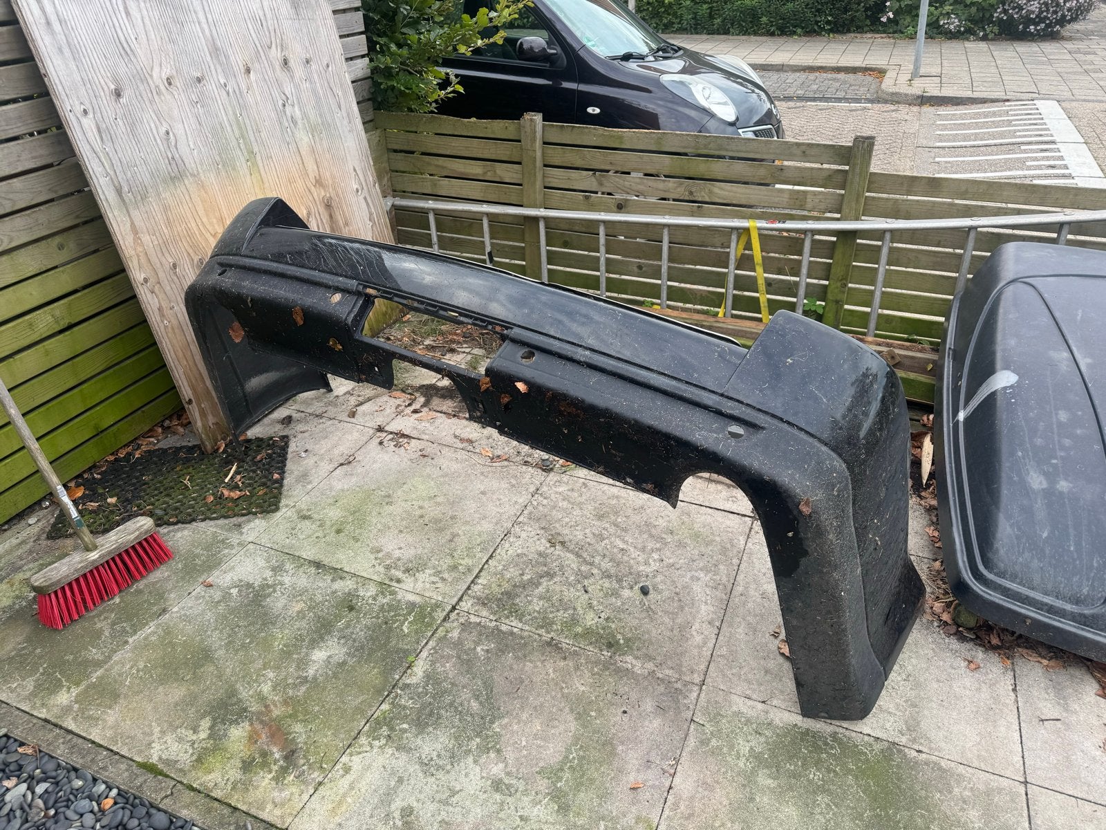 Achterbumper Range Rover Sport 2007 Java Black DQC500091LML, Ophalen, Achter, Bumper, Gebruikt