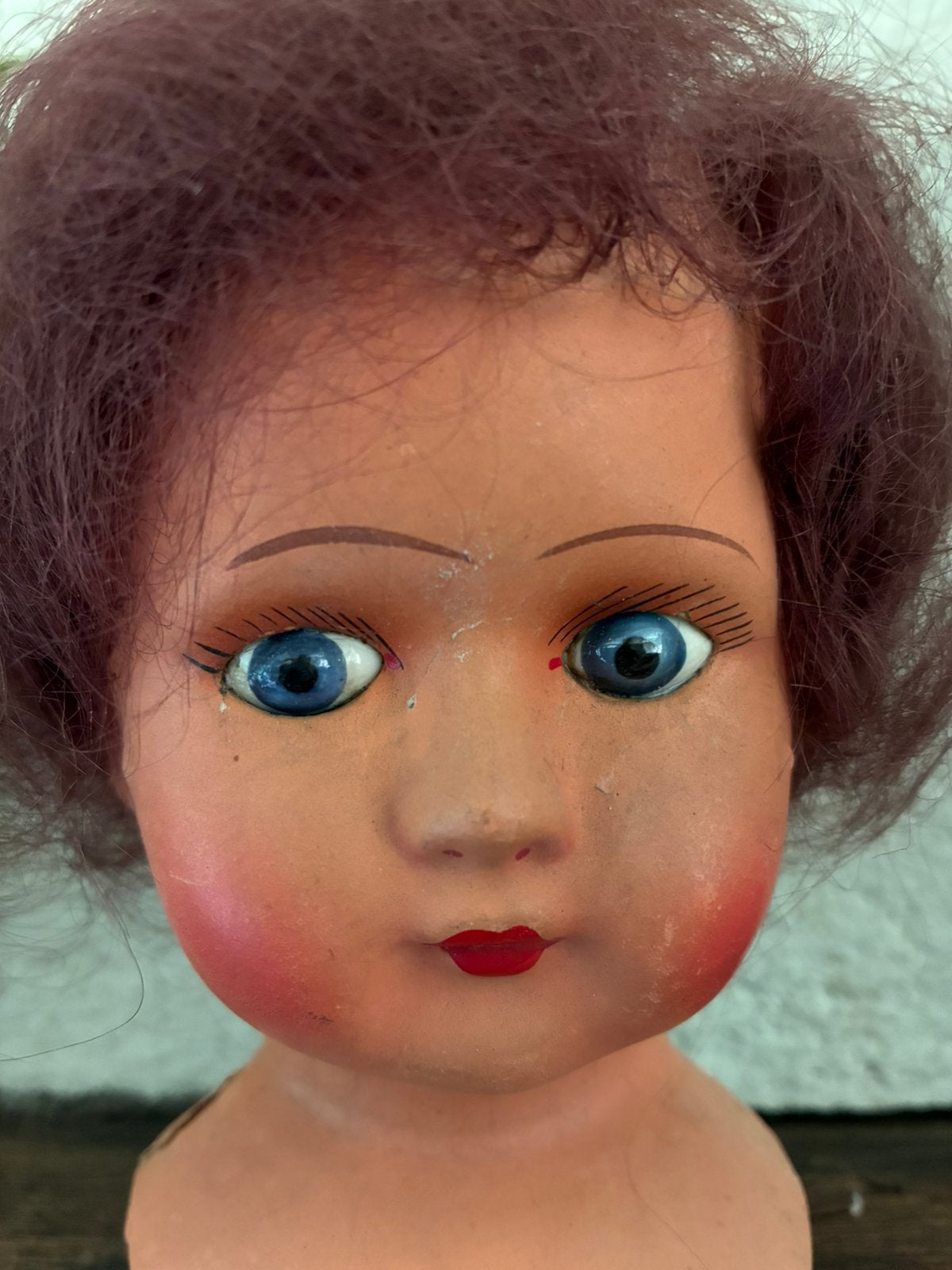 Pop ,”SCHATTIG ANTIEK POPPENHOOFD” ca 1920/30, Verzenden
