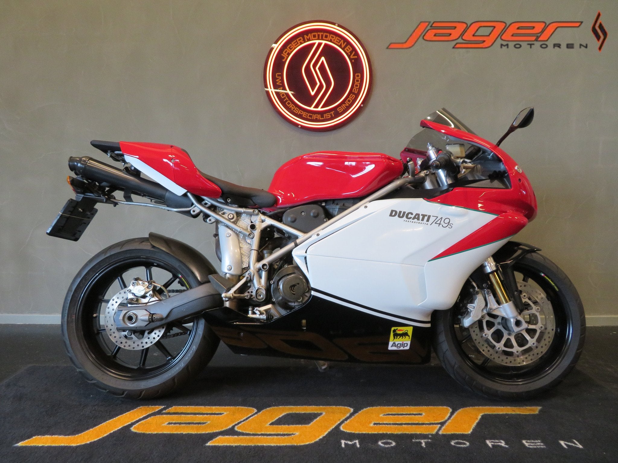 Ducati 749 S BIPOSTO EXHAUST TOP! (bj 2005), Motoren, Sport, Gebruikt, Bedrijf