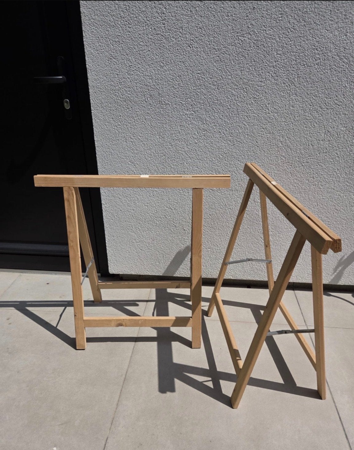 Set schragen (75 cm breed/73 cm hoog) voor klussen of tafel, Ophalen, Inklapbaar
