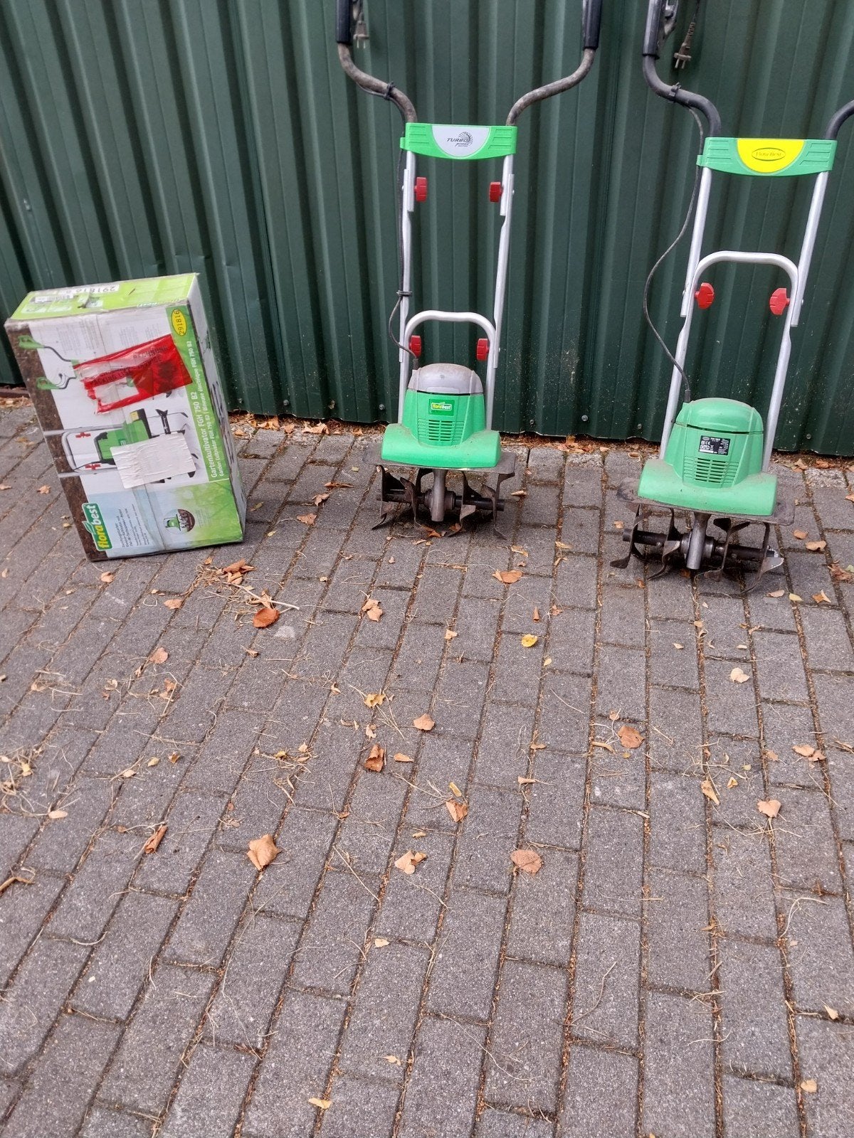 Tuin cultivator, Ophalen