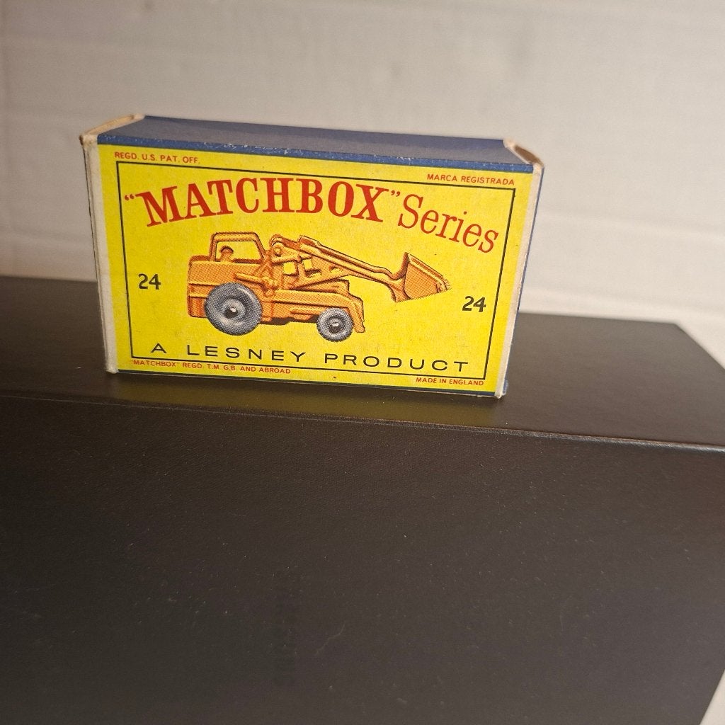 Matchbox Lesney # 24 B empty box hydraulic excavator, Verzenden, Gebruikt, Tractor of Landbouw