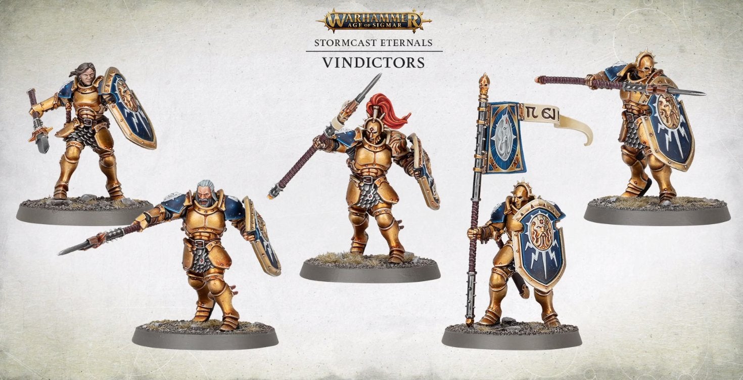 5 Vindictors on sprue AOS, Hobby en Vrije tijd, Verzenden, Zo goed als nieuw, Warhammer, Figuurtje(s)