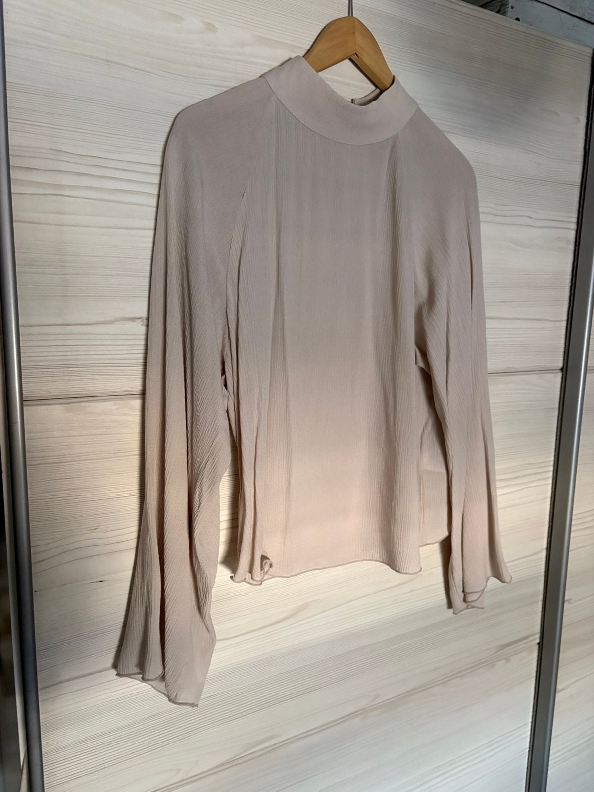 Yaya Blouse. ZGAN, Ophalen of Verzenden, Zo goed als nieuw, Beige, Korte mouw