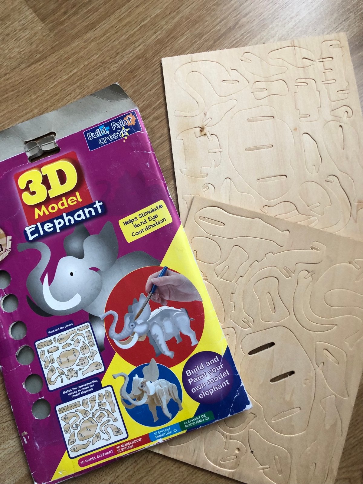 3D Model Olifant Knutselset, Ophalen of Verzenden, Nieuw
