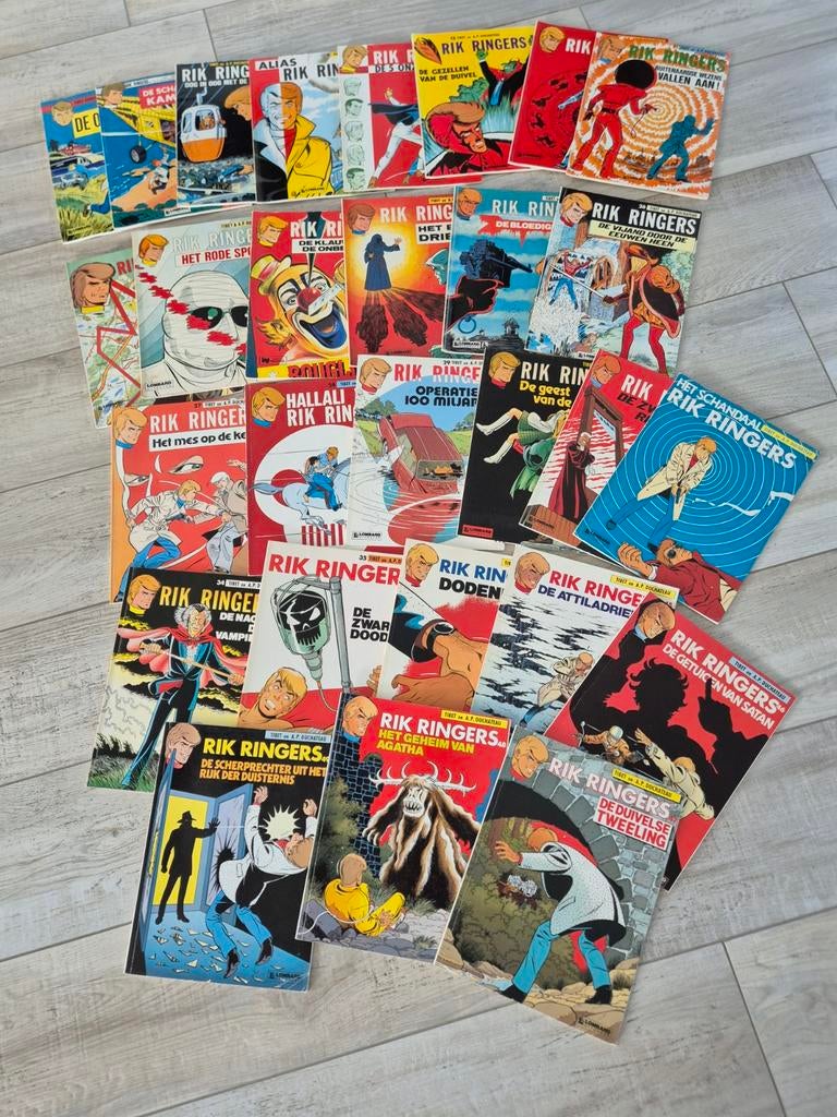 Rick Ringers stripboeken 28stuks, Meerdere comics, Ophalen of Verzenden, Gelezen, Europa