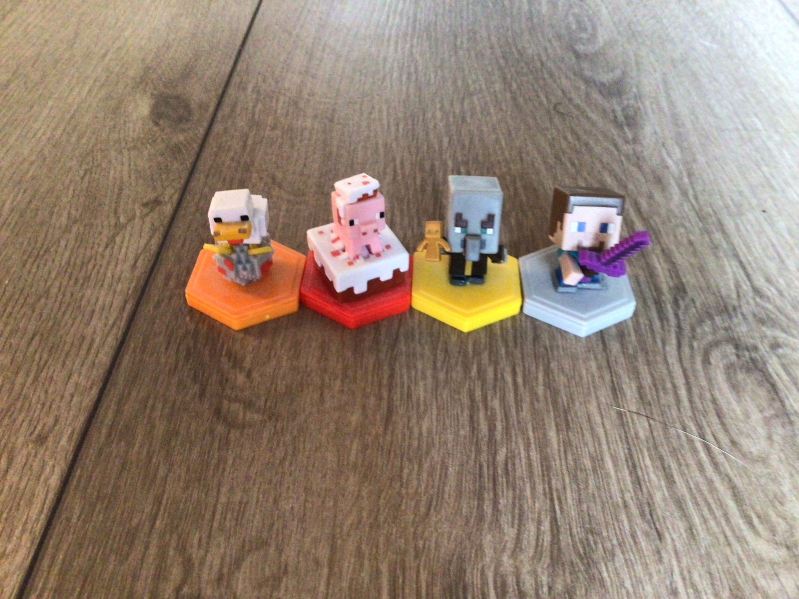 Minecraft Minifiguren Set - 4 Stuks, Ophalen, Gebruikt