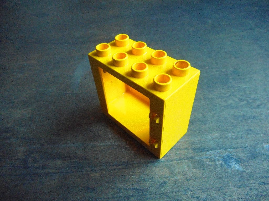 Lego Duplo D/W Frame Flat Front Surface (zie foto's) 26, Ophalen of Verzenden, Gebruikt, Losse stenen, Duplo