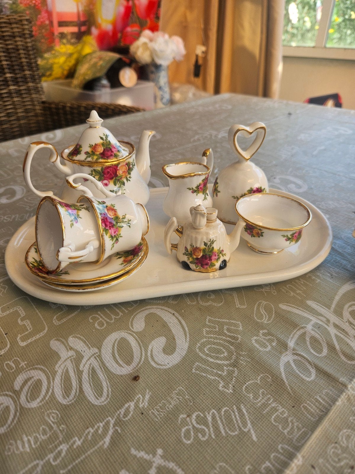 Royal Albert Old Country Roses Miniatuur Theeservies, Ophalen of Verzenden