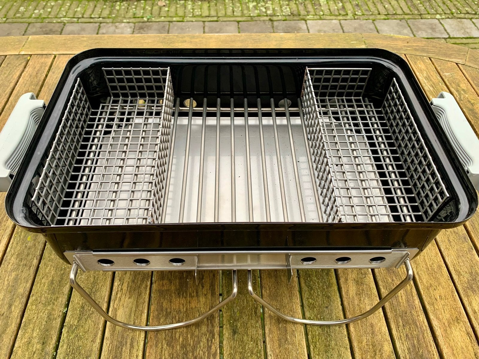 Kolenmandje WGA Weber Go Anywhere, Tuin en Terras, Houtskoolbarbecues, Ophalen of Verzenden, Nieuw, Met accessoires