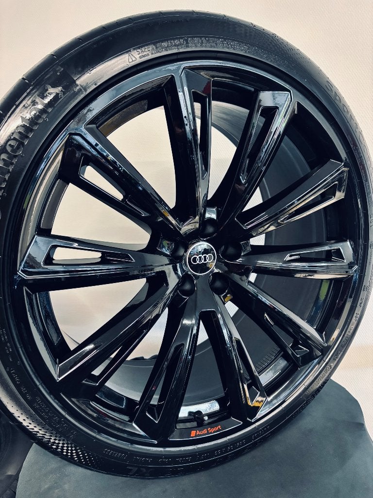 DEMOSET 23” ORIGINELE Audi Q8 SQ8 RSQ8 velgen + zomerbanden, Ophalen, 285 mm, Banden en Velgen, Nieuw