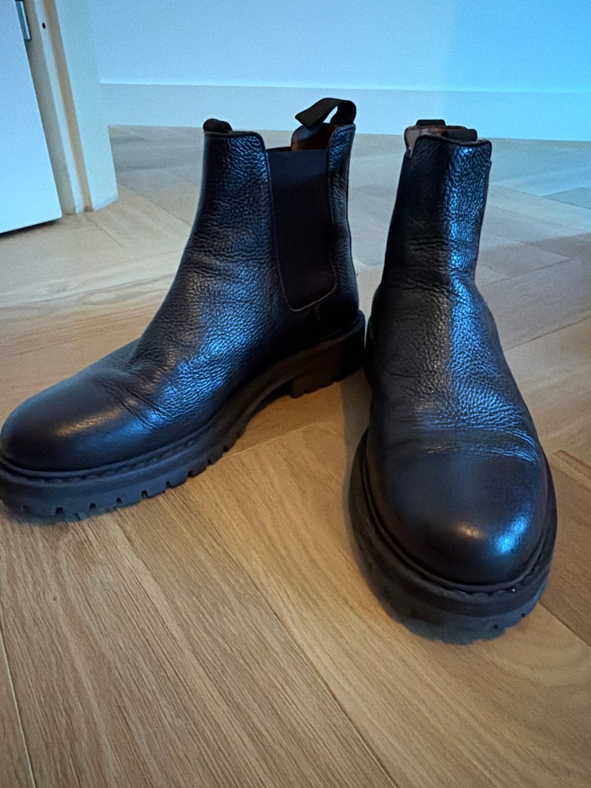 Common Projects Chelsea Boots bruin leer Maat 45, Kleding | Heren, Verzenden, Zo goed als nieuw, Bruin, Boots
