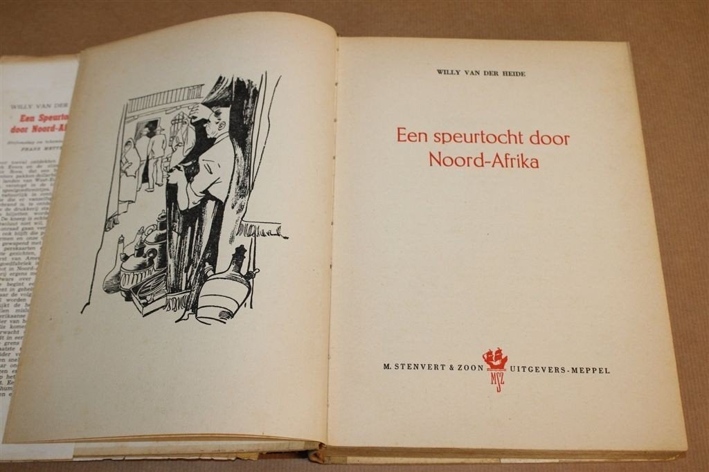 Speurtocht Noord-Afrika — vd Heide, Bob Evers 1e dr 1952, Boeken, Ophalen of Verzenden, Gelezen