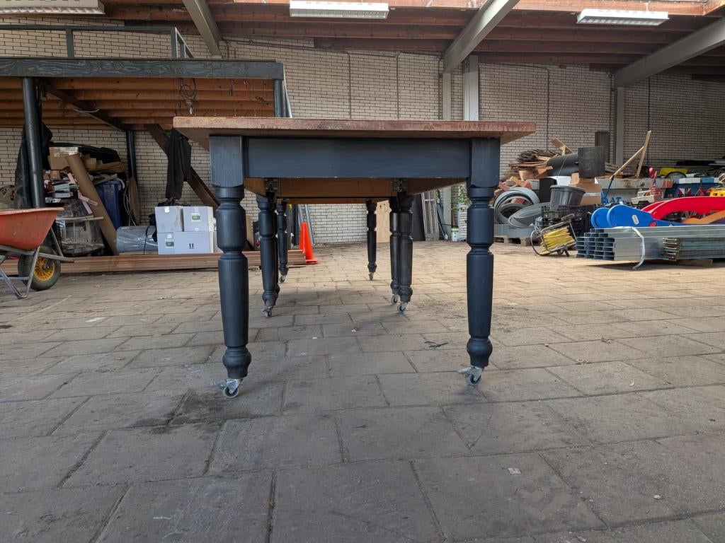 Klassieke houten tafels 2 stuks 180x90cm, Tuin en Terras, Overkappingen, Ophalen