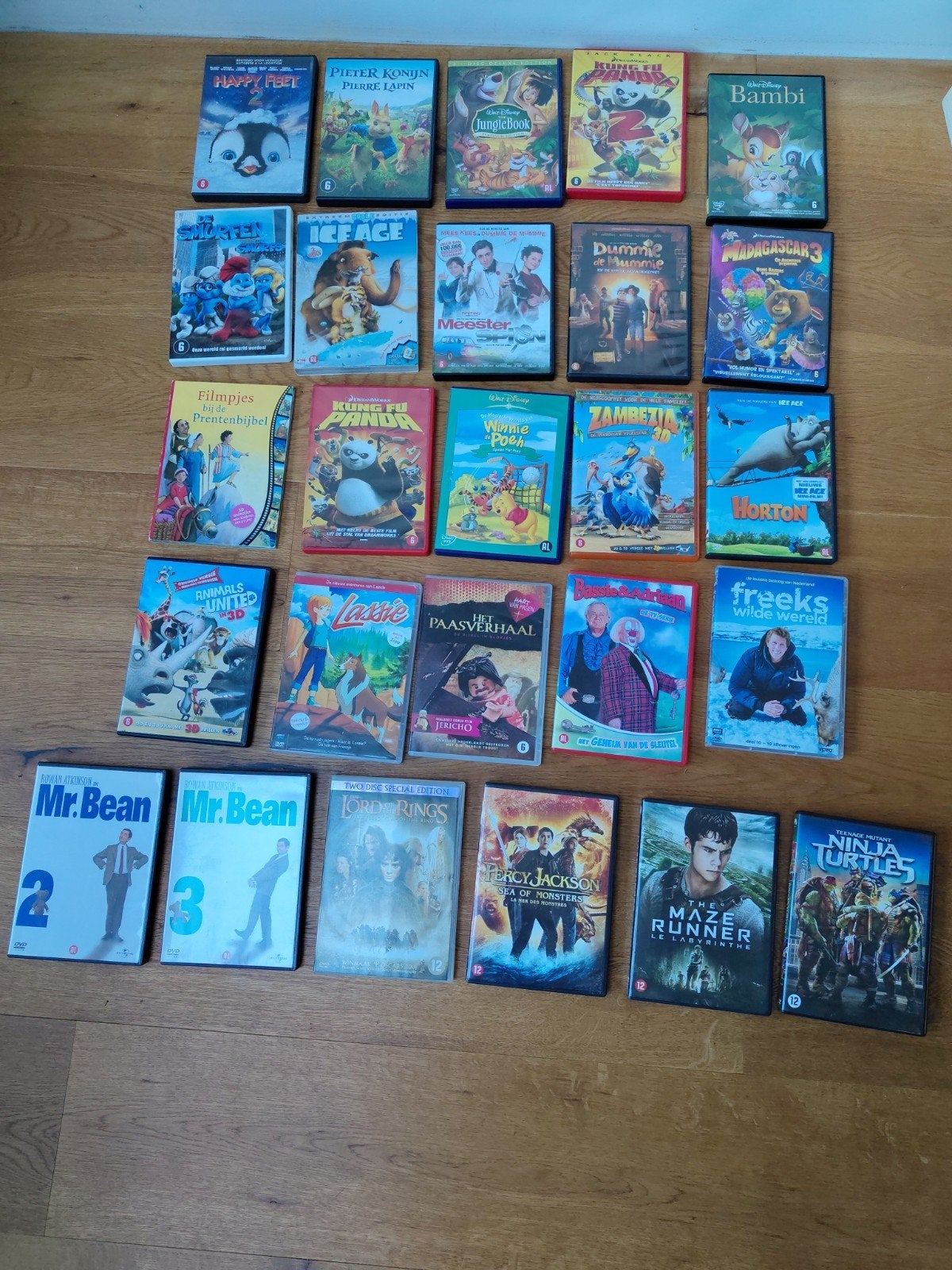 Grote collectie kinderfilms en familiefilms op DVD, Ophalen, Gebruikt, Animatie, Alle leeftijden
