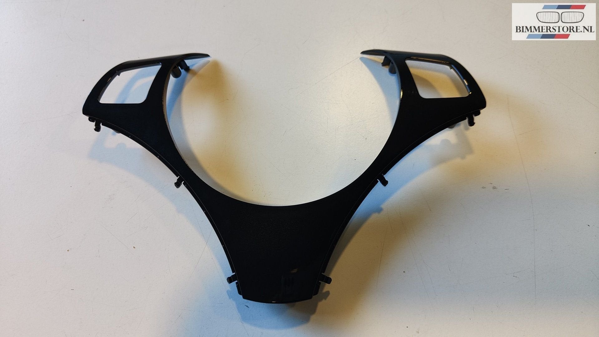 Afdekking stuurwiel hoogglans zwart met. BMW 3 serie E90 E91, Auto-onderdelen, Besturing, Gebruikt, -, -, Ophalen of Verzenden