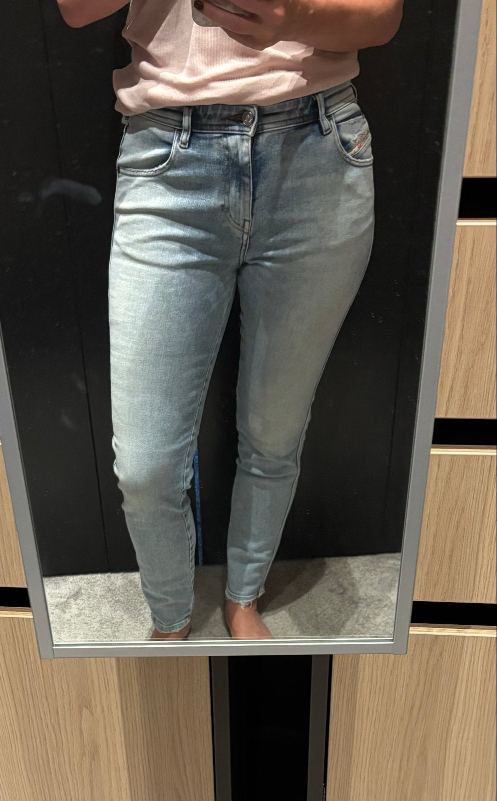Diesel Skinny Jeans W28 L32, Ophalen of Verzenden, Gedragen, Blauw, W28 - W29 (confectie 36)