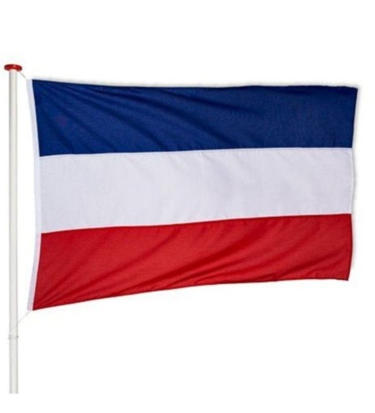 nederlandse vlag incl stok, Ophalen