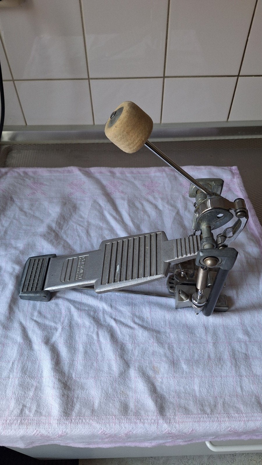 Premier bassdrumpedaal - Vintage Made in England, Muziek en Instrumenten, Ophalen of Verzenden, Gebruikt, Premier