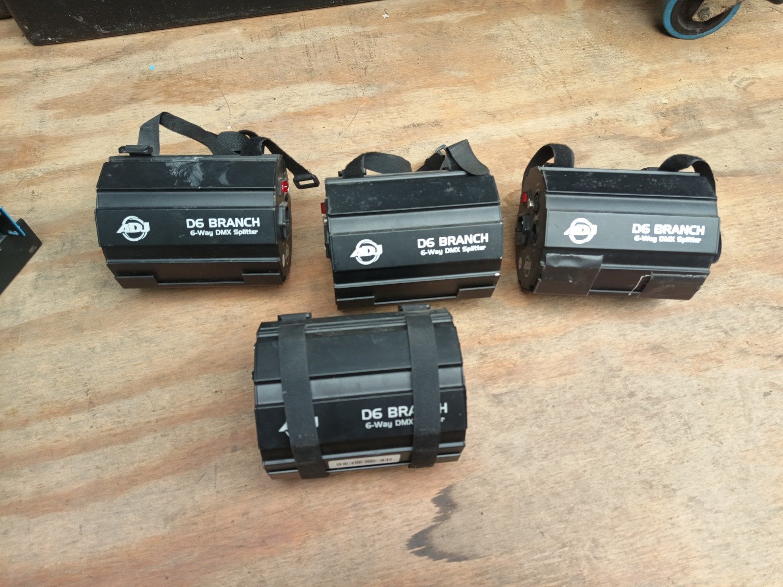 adj d6 branch dmx splitters 4x, Ophalen of Verzenden, Zo goed als nieuw, Licht
