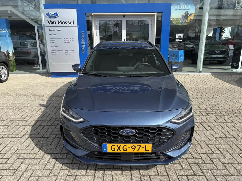 Ford Focus Wagon 1.0 EcoBoost Hybrid ST Line X | Automaat |, Auto's, Ford, 12 maanden, Stof, Gebruikt, Blauw