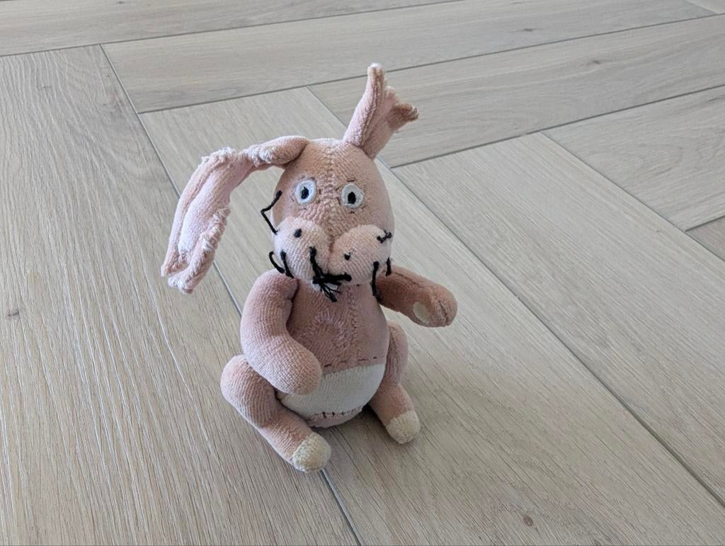 Knuffel konijn Tuttels, boos konijn, Ophalen of Verzenden, Zo goed als nieuw