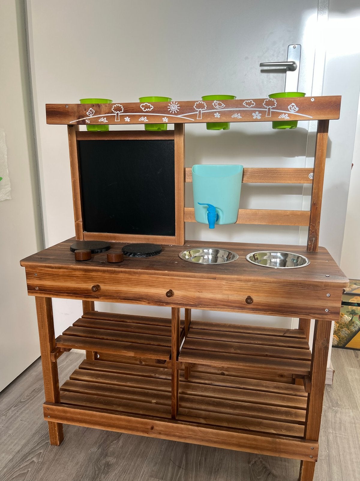 Houten Buitenkeuken voor Kinderen - Zo Goed als Nieuw, Kinderen en Baby's, Ophalen, Zo goed als nieuw