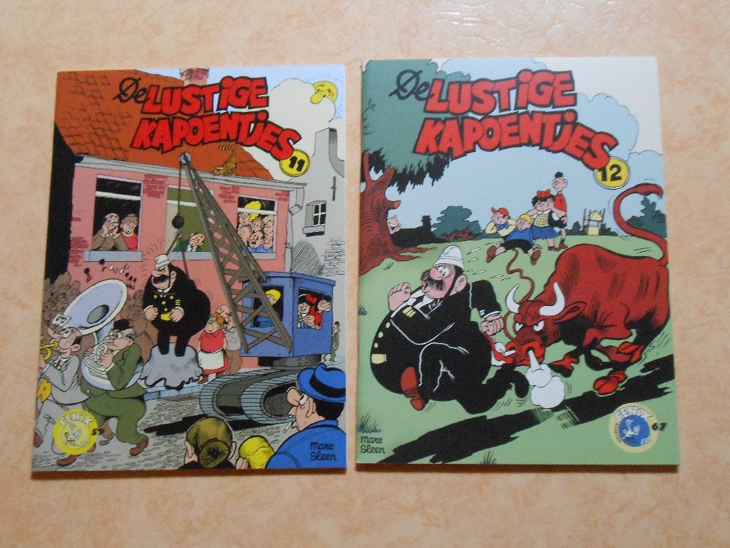 collectie fenix 59-67 De lustige kapoentjes 2 x . 1 ste druk, Marc Sleen, Eén stripboek, Nieuw, Ophalen of Verzenden