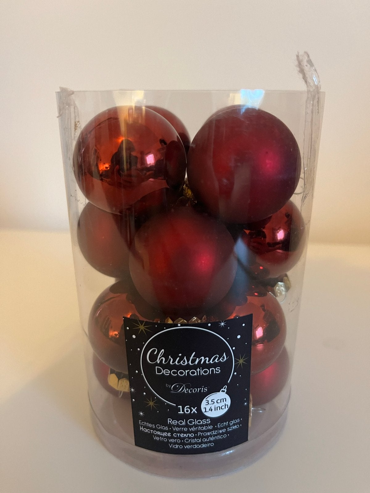 Kleine rode kerstballen, Ophalen, Zo goed als nieuw