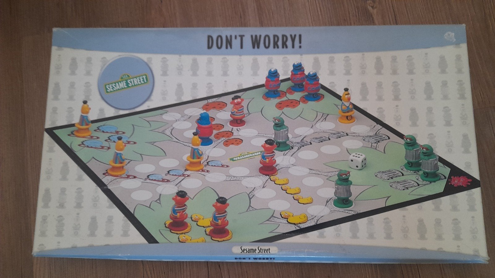 Sesamstraat Bordspel - Don't Worry! Compleet, Hobby en Vrije tijd, Ophalen of Verzenden, Gebruikt, Sesame Street