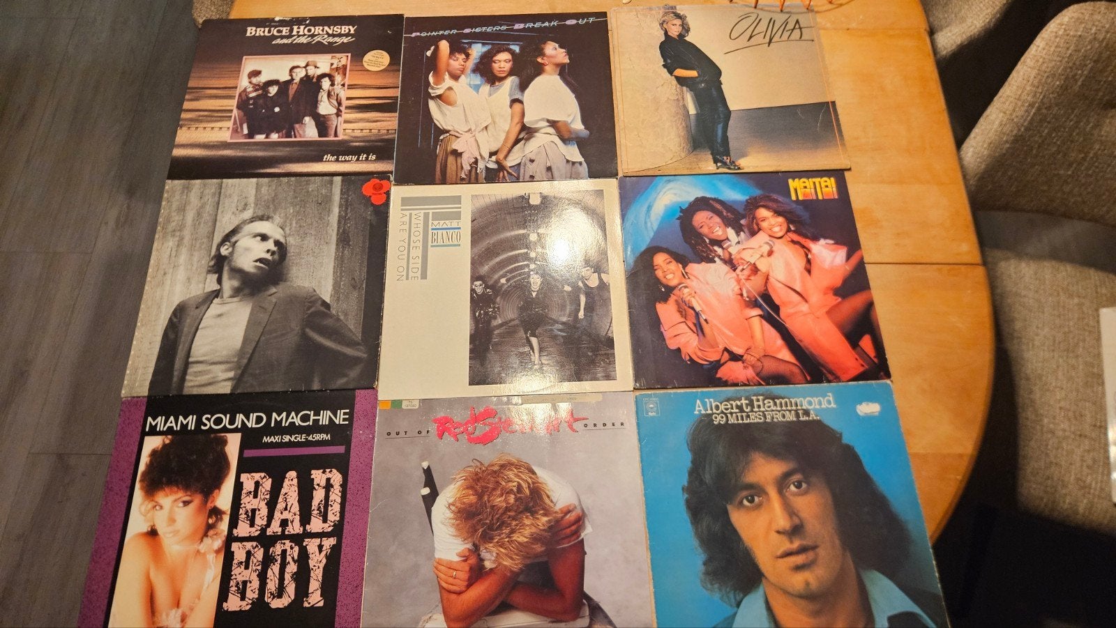 Lot van 9 LP's (jaren '70 & '80 Pop, Rock, Disco & New Wave, Ophalen, Gebruikt, 12 inch
