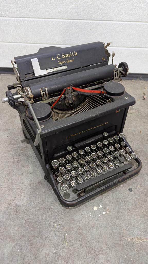 Antieke typemachine, Diversen, Typemachines, Ophalen, Gebruikt