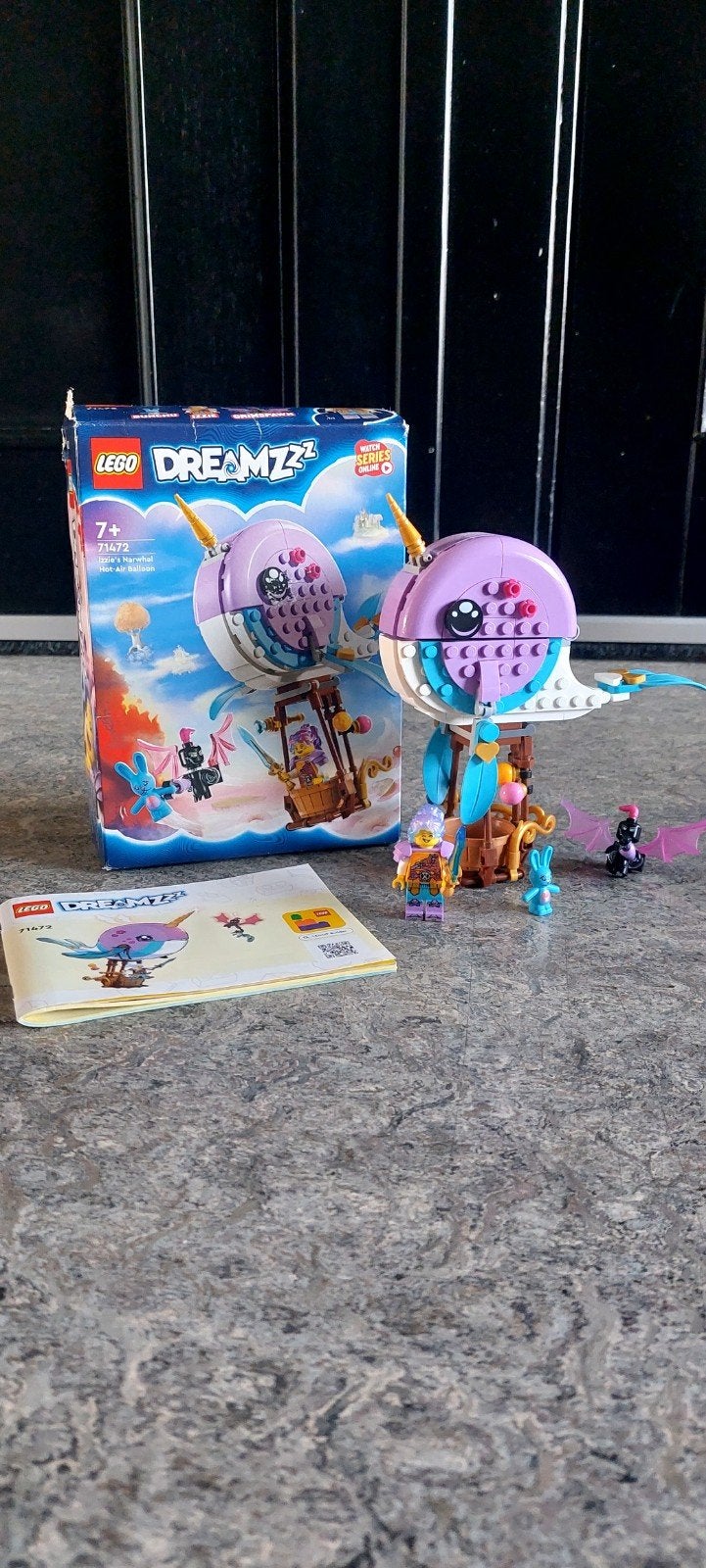 LEGO DREAMZzz 71472 Izzie's Narwal Heteluchtballon, Ophalen of Verzenden, Zo goed als nieuw