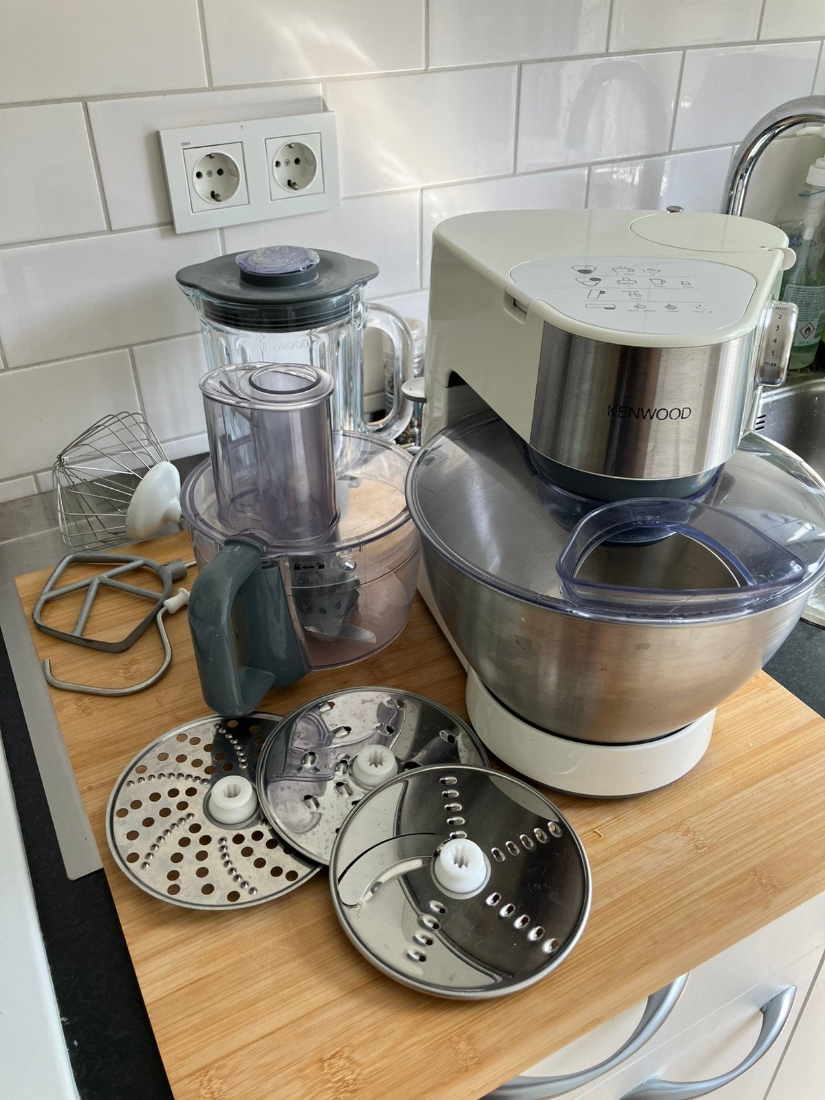 Fullset KENWOOD Keukenmachine, Ophalen, Gebruikt, 3 snelheden of meer, 2 tot 3 liter