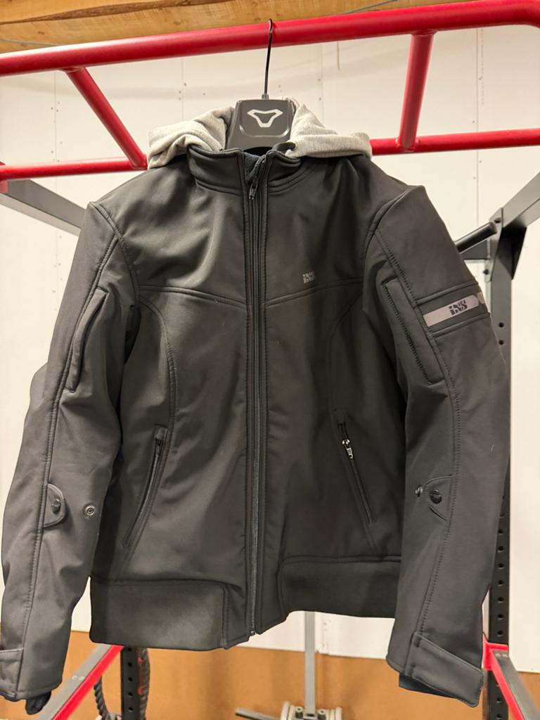 iXS textiel motorjas met verwisselbare capuchon, Motoren, Kleding | Motorkleding, Ophalen, Tweedehands, Dames, Jas | textiel