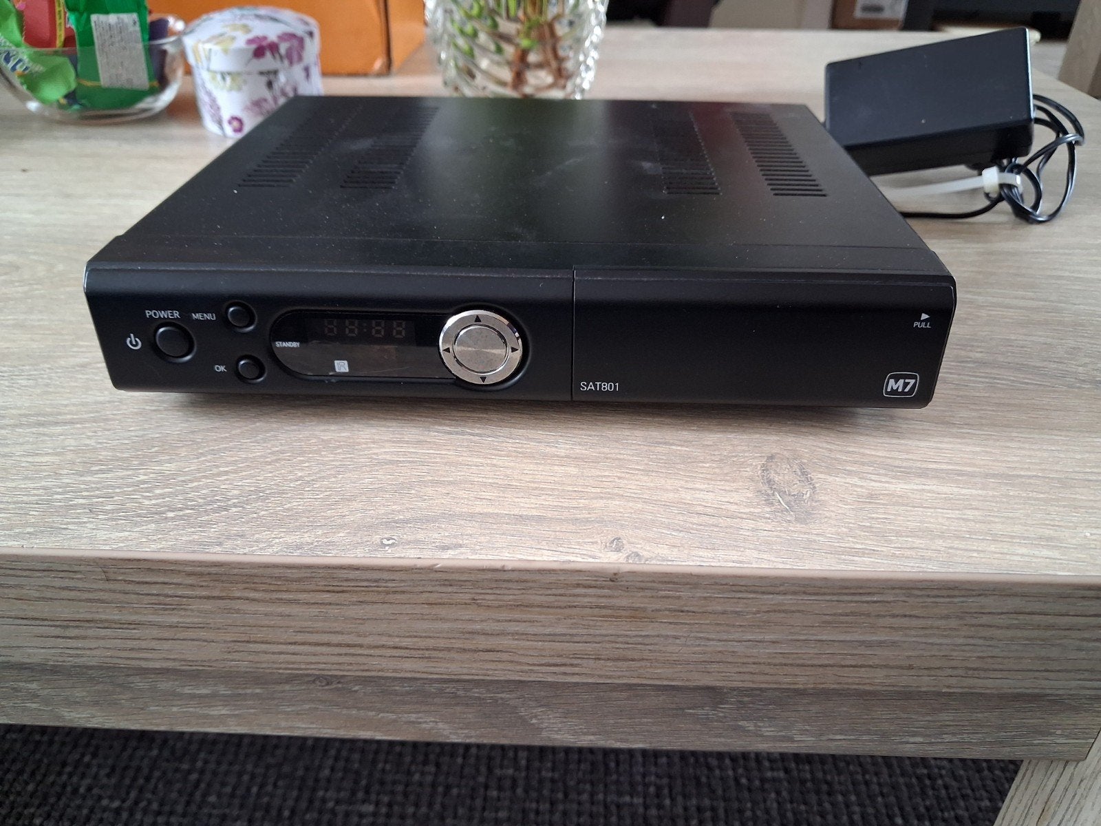 M7 SAT801 Satellietontvanger Decoder, Audio, Tv en Foto, Ophalen of Verzenden, Gebruikt, Decoder